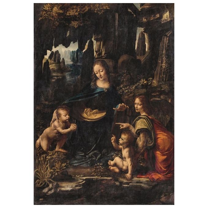 Clementoni Puzzle da 1000 Pezzi Leonardo: La Vergine delle Rocce