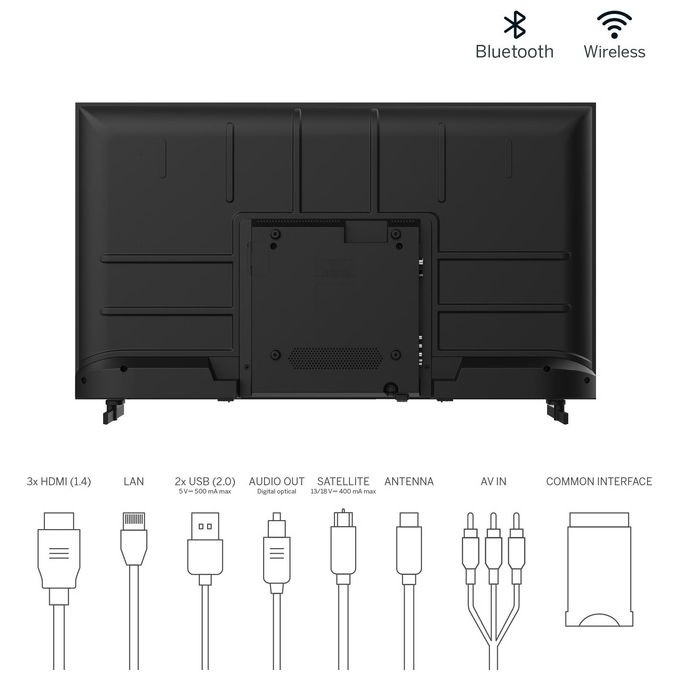 Thomson 40FG2S14 Tv Full Hd 40'' Smart Google Tv Black Cert TivuSat
