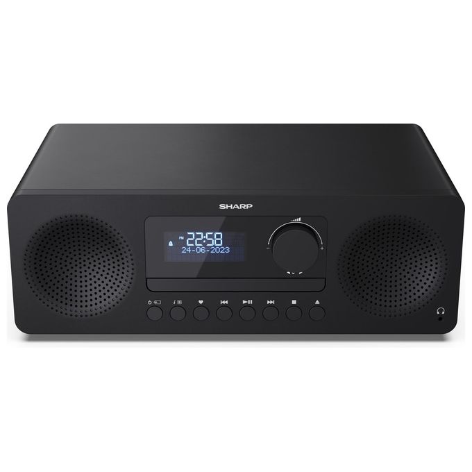Sharp ALL-IN-ONE HI-FI Sound System Microsistema Audio per la Casa 100W Marrone