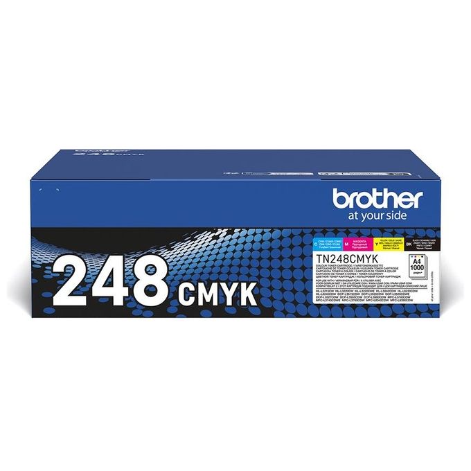 Brother TN-248VAL Toner 4 Pezzi Originale Nero-Ciano-Magenta-Giallo