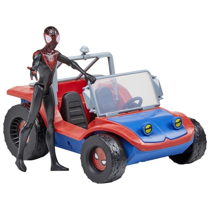 Hasbro Playset Spiderman Macchina Micke Morales e Spider Ham
