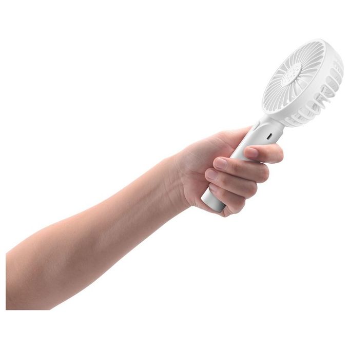 Cellularline ventilatore mini breezy bianco per climatizzazione portatile e uso domestico