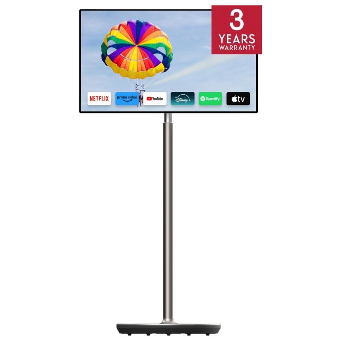 Thomson 32UE5M45 Go Plus Smart Tv Portatile 32 Pollici 4K Ultra HD Display Touch con Batteria integrata Sistema Android colore Oro Champagne