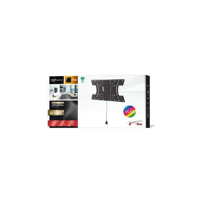 G.b.s. Elettronica Supporto Owm-3265-Fix Fisso Universale per OLed e Flat Tv da 32'' a 65'' Ultra Sottile