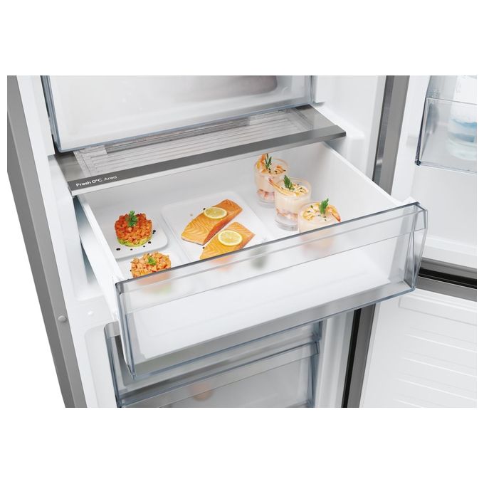 Candy CNCQ2T620EX Frigorifero Combinato 409 Litri Classe energetica E Raffreddamento No Frost colore Inox