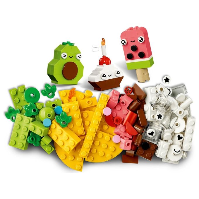 LEGO Classic Alimenti Creativi Piccolo Set di Giochi di Fantasia per Bambini e Bambine da 4 Anni in su con Cibo Giocattolo in Plastica da Costruire e Ricostruire in Altre Forme Idea Regalo 11039
