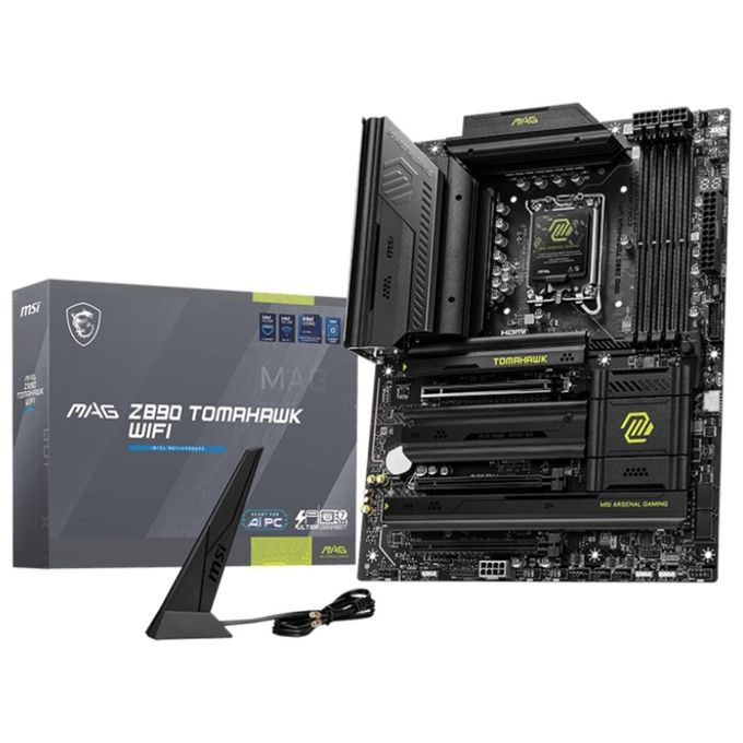 MSI Scheda Madre mag z890 Tomahawk Wifi Z890 Lga1851 4ddr5 3pciex164m.24sata32usb 41usb3.2 Gen2x2