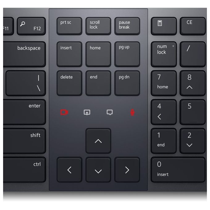 Dell KB900 Tastiera Rf Senza Fili  Bluetooth Qwerty Italiano Grafite