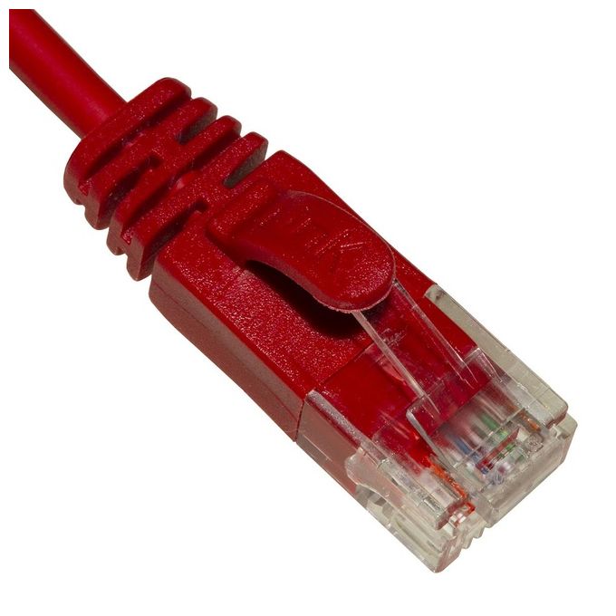 LINK cavo rete categoria 6 non schermato utp colore rosso halogenfree mt 7,5 slim