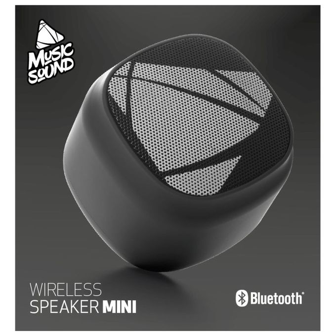 Music Sound Speaker Bluetooth Mini Tascabile 3W Nero