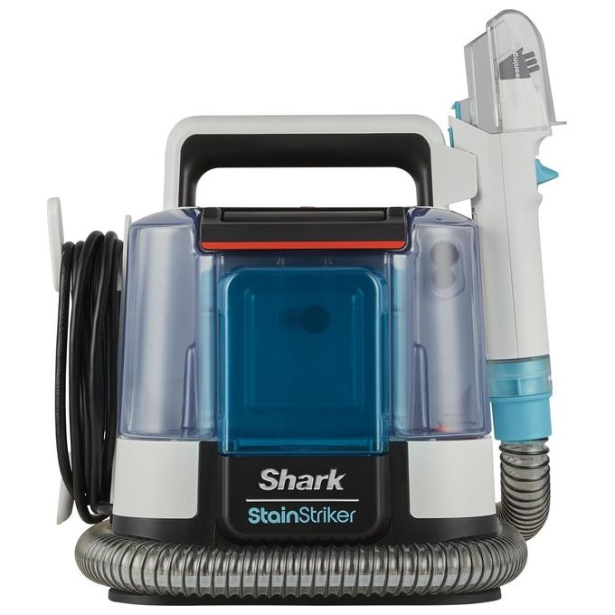 Shark StainStriker PX200EUT, smacchiatore portatile, 450 W, doppia soluzione detergente, tappeti e tappezzeria, animali domestici, 1,25 L
