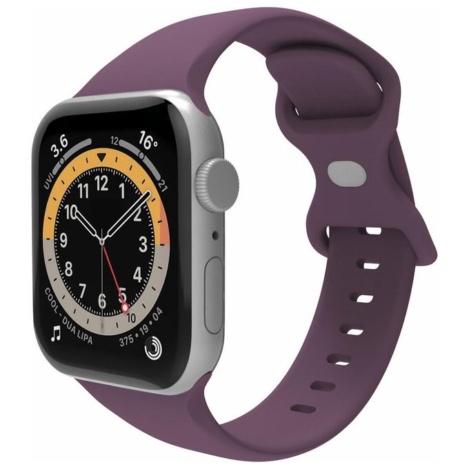 Celly WBand Cinturino per Apple Watch 38-40-41MM Silicone Viola