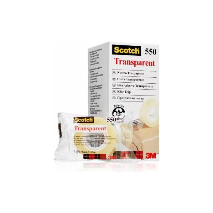 3m Scotch 550 Trasparente 19mmx33m