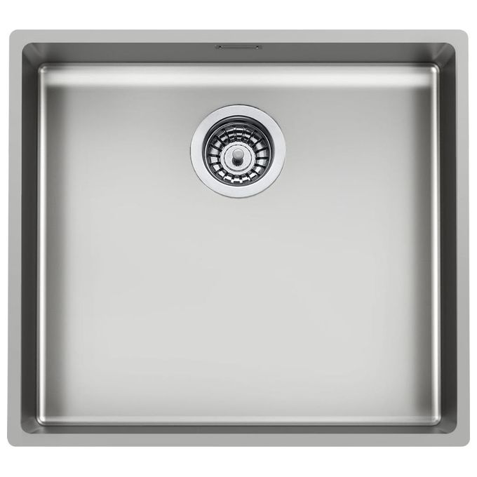 Foster 3141 850 Serie 45 Lavello Acciaio Inox Spazzolato da incasso Sottotop 1 Vasca Oversize 53x48cm