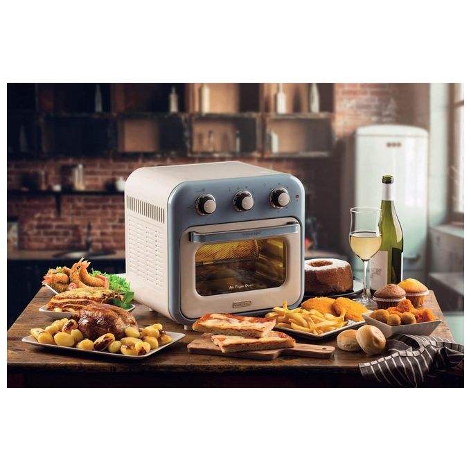Ariete 4632-05 Friggitrice ad Aria Capacita' 16 Litri Potenza 1400 Watt con Funzione Rotisserie colore Celeste