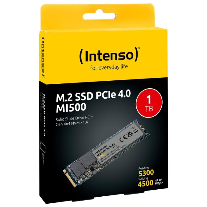 Intenso 3836460 1Tb SSD Interno NVMe-PCIe M.2 PCIe NVMe 4.0 x4