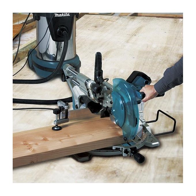 Makita troncatrice radiale LS1019L da 260 mm per lavori di precisione nel taglio di legno e metalli