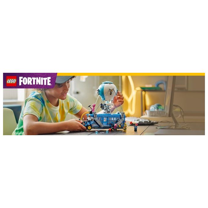Lego 77073 Fortnite Bus della Battaglia Set da Costruzione 954 pezzi con 9 Minifigure eta' 10+