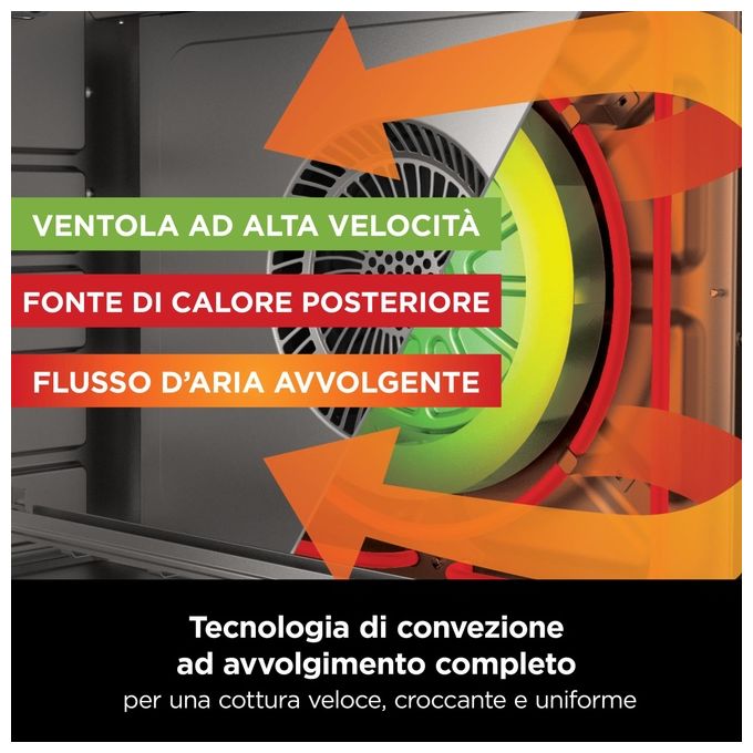 Ninja DT200EU Foodi Forno Multifunzione 10 in 1 29 Litri 2400W Nero-Argento