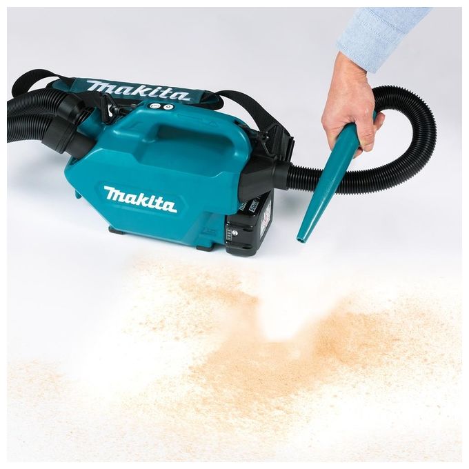 Makita Dcl184Z Aspiratore 18V 500Ml (Batteria Non Inclusa)