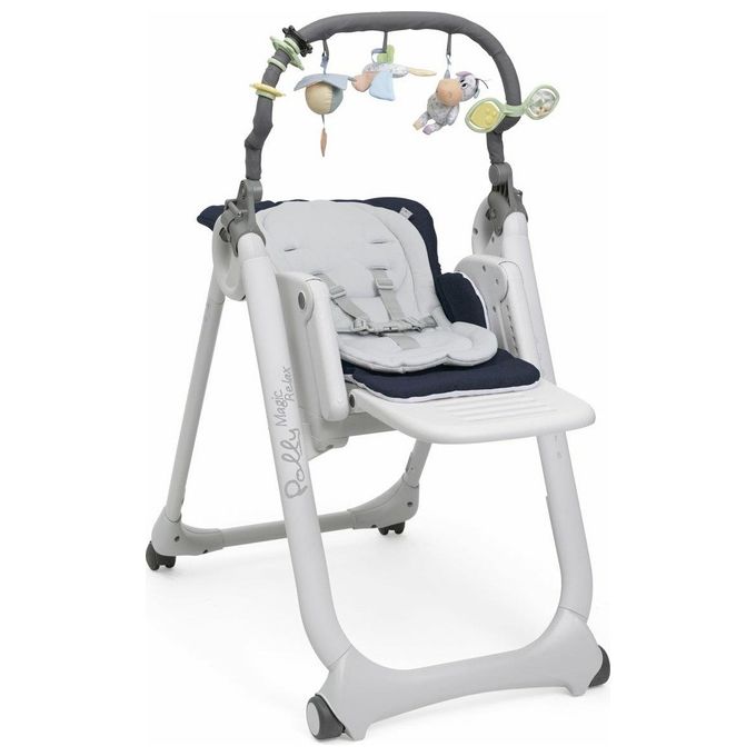 Chicco Seggiolone Polly Magic Relax Blu Passion