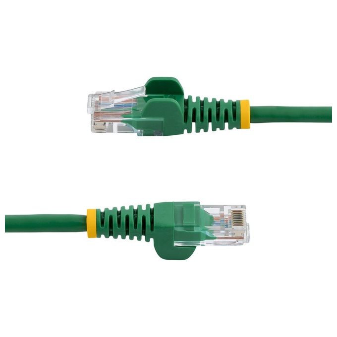 StarTech Cavo di rete CAT 5e - Cavo Patch Ethernet RJ45 UTP Verde da 2m  antigroviglio