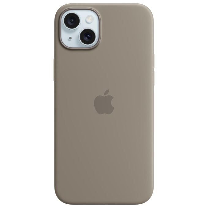 Apple Custodia MagSafe in Silicone per iPhone 15 Plus Grigio Creta ???????