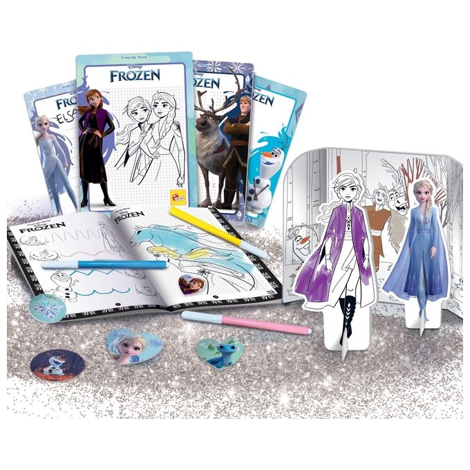 Lisciani Gioco Educativo Frozen Zainetto Coloring e Drawing