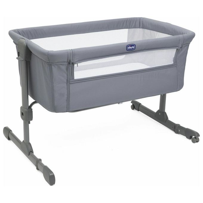 Chicco 8087042670000 Next2Me Essential Culla co-sleeping 9 Kg 6 livelli altezza 2 ruote con freno colore Stone