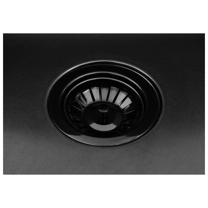 Foster 2157 086 KE Lavello Acciaio inox Vintage in PVD da incasso Filotop 1 Vasca Gun Metal 75x44cm
