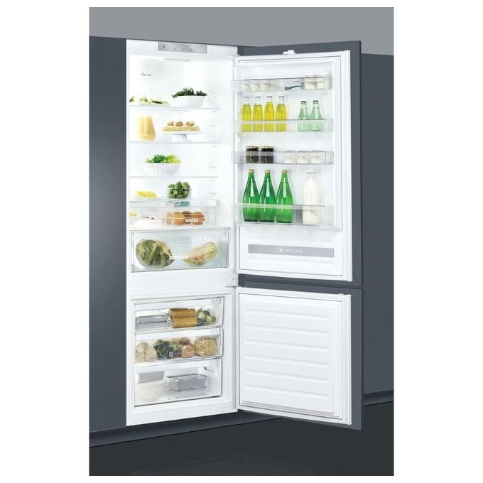 Whirlpool SP40 800 1 Frigorifero Combinato da Incasso Capacita'380 Litri Classe Energetica F  6° SENSO 193,5 cm Bianco