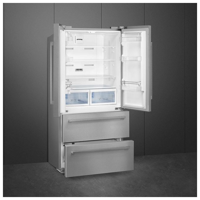 Smeg FQ55FXDE Universale Frigorifero side by side 4 porte 539 litri Classe E inox
