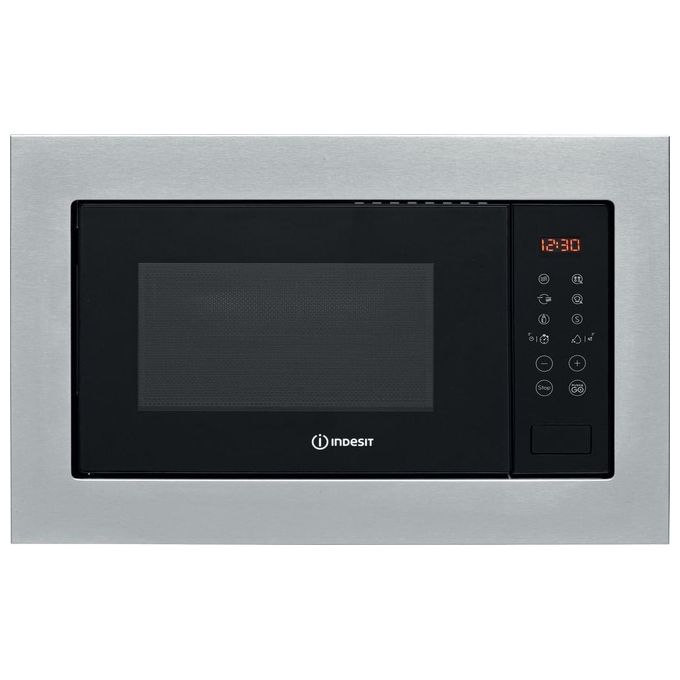 Indesit MWI 125 GX Microonde con Grill Capacita' 25 Litri Potenza 900W Auto Cook Grill al quarzo Touch control Acciaio inox