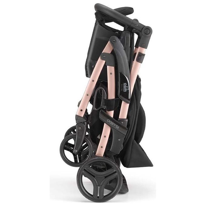 Cam Sistema Modulare 877021 Nero Fluido Easy Duo Solution versatile per la mobilita' quotidiana di genitori e bambini