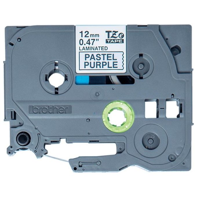 Brother TZe-MQF31 Nastro per Etichettatrice Nero 12mm Nero Lilla