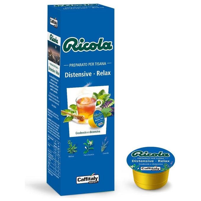 Caffitaly Ricola Distensive Relax Bevanda Confezione 10 Capsule
