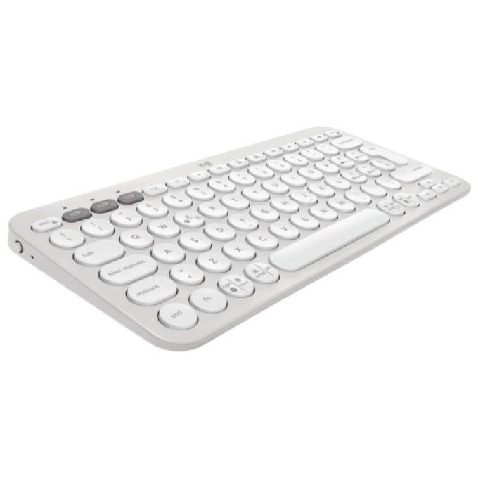 Logitech Pebble Keys 2 K380s Tastiera RF senza Fili  Bluetooth QWERTY Italiano Bianco