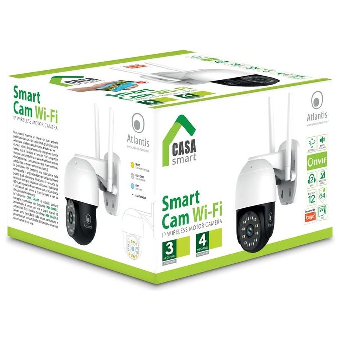 Atlantis Smartcam A14-sc970-pt Videocamera Wl Outdoor Motorizzata 4mpx Full Hd