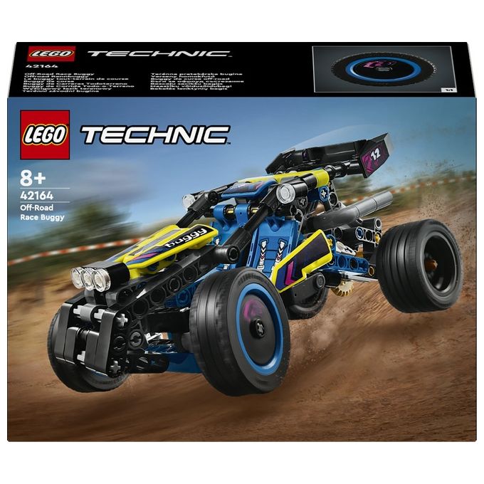 LEGO Technic 42164 Buggy da Corsa, Macchina Giocattolo per Bambini da 8 Anni in su, Regalo Amanti Modellini di Auto da Gara