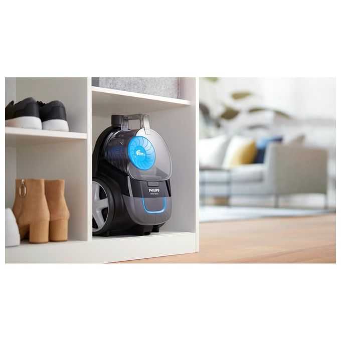 Philips FC9331-09 PowerPro Compact Aspirapolvere a Traino Ciclonica senza Sacco Pulizia a Secco Capacita' 1,5 Litri 900 W Blu