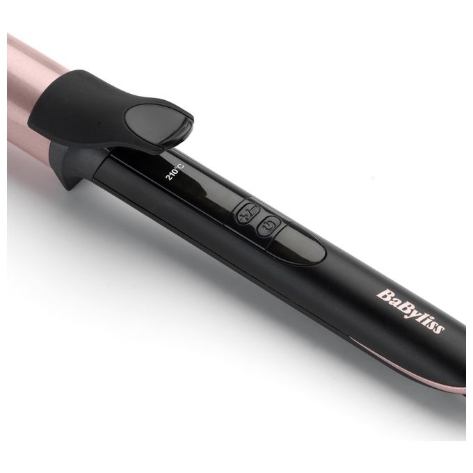 Babyliss Arricciacapelli 230 Smooth Glide Nero e Rosa