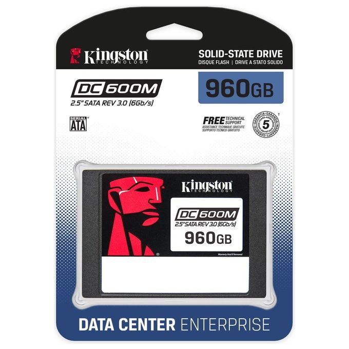 Kingston Technology DC600M 2.5'' 960Gb Serial ATA III 3D TLC NAND