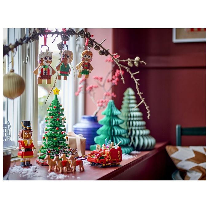 LEGO Creator 40642 Ornamenti di Pan di Zenzero, Giochi da Costruire per Bambini 6+, Regalo di Pasqua, Decorazione per Casa