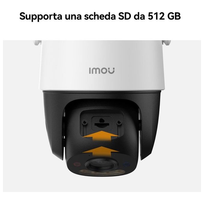 Imou Telecamera Cruiser SC 4G 3K PTZ IP-Wi-Fi Full-color 5MP RedeBlue light