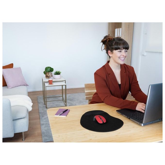 Trust Mydo Silent Click Mouse Ambidestro RF Wireless Ottico 1800 DPI Rosso