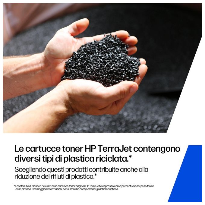 HP 213X Cartuccia Toner Originale HP TerraJet Rendimento 18000 Pagine Compatibile con LaserJet Enterprise 5700 5800 6700 6800 Serie colore Nero