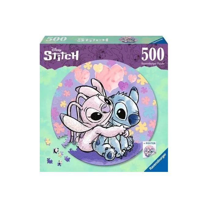 Ravensburger Puzzle 500 Pezzi Lilo e Stitch Stitch