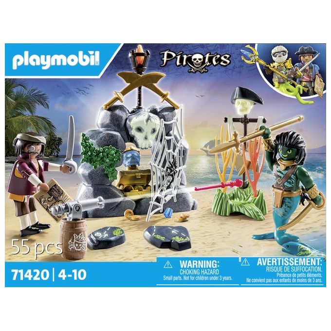 Playmobil Pirates Nascondiglio del Tesoro Pirata