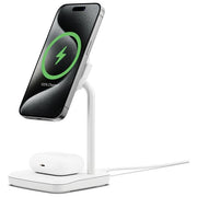 Cygnett ChargeBase Qi2 Caricatore Magnetico Wireless 2 in 1 Bianco