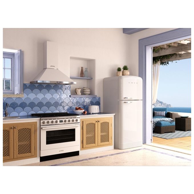 Smeg TSF01WHEU Estetica 50's Style Tostapane 2 Fette 6 Livelli di Doratura Bianco